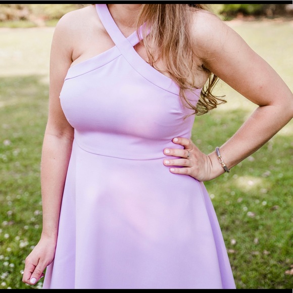 Lavender / Lilac Purple Cocktail Dress From Likely - Picture 2 of 5